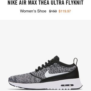 Nike air max Thea ultra flyknit barely worn